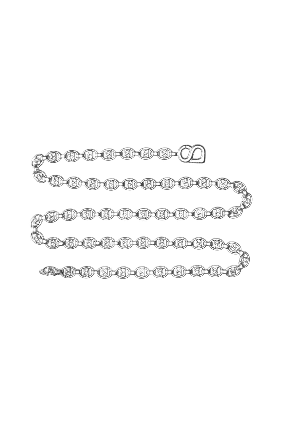 Oval Chain Belt - Silver