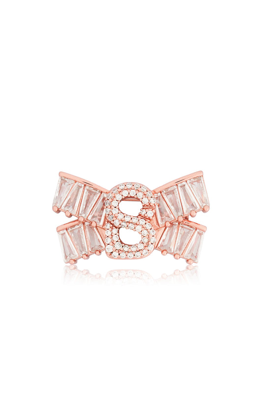 Petite Bow Brooch - Rose Gold