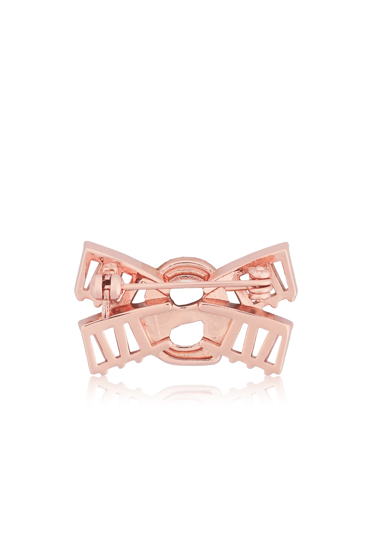 Petite Bow Brooch - Rose Gold