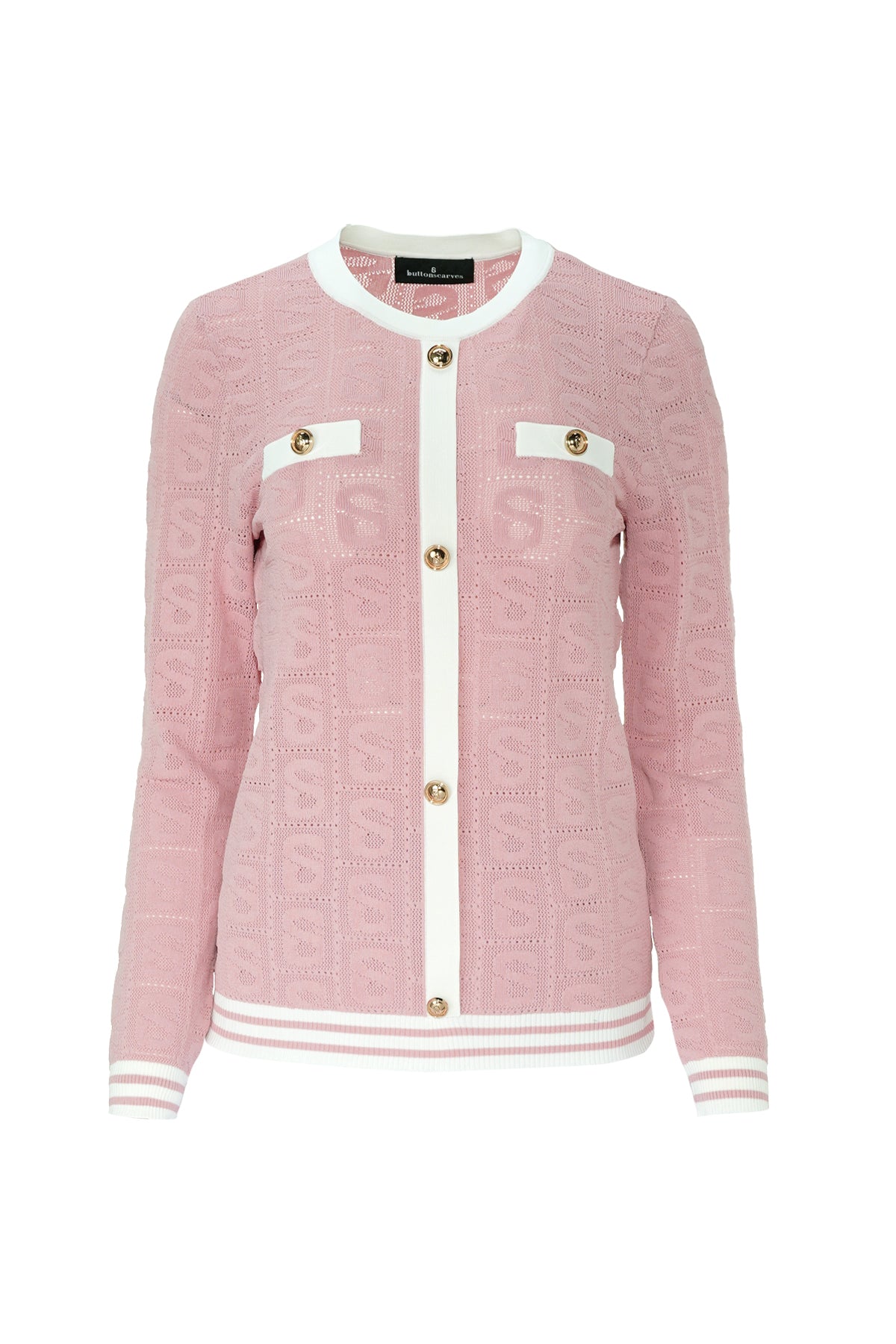 Bella Monogram Sweatshirt - Pink – Buttonscarves