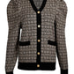 Plaid Cardigan - Brown