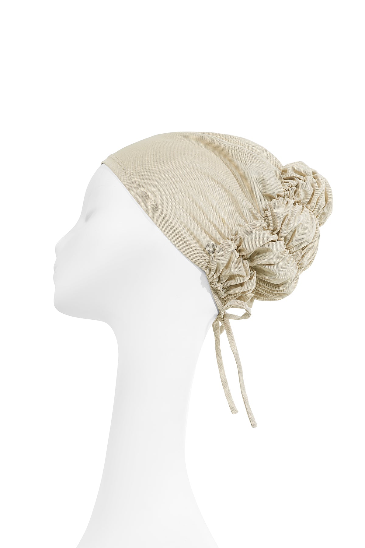 Pleated Back Inner Cap - Khaki