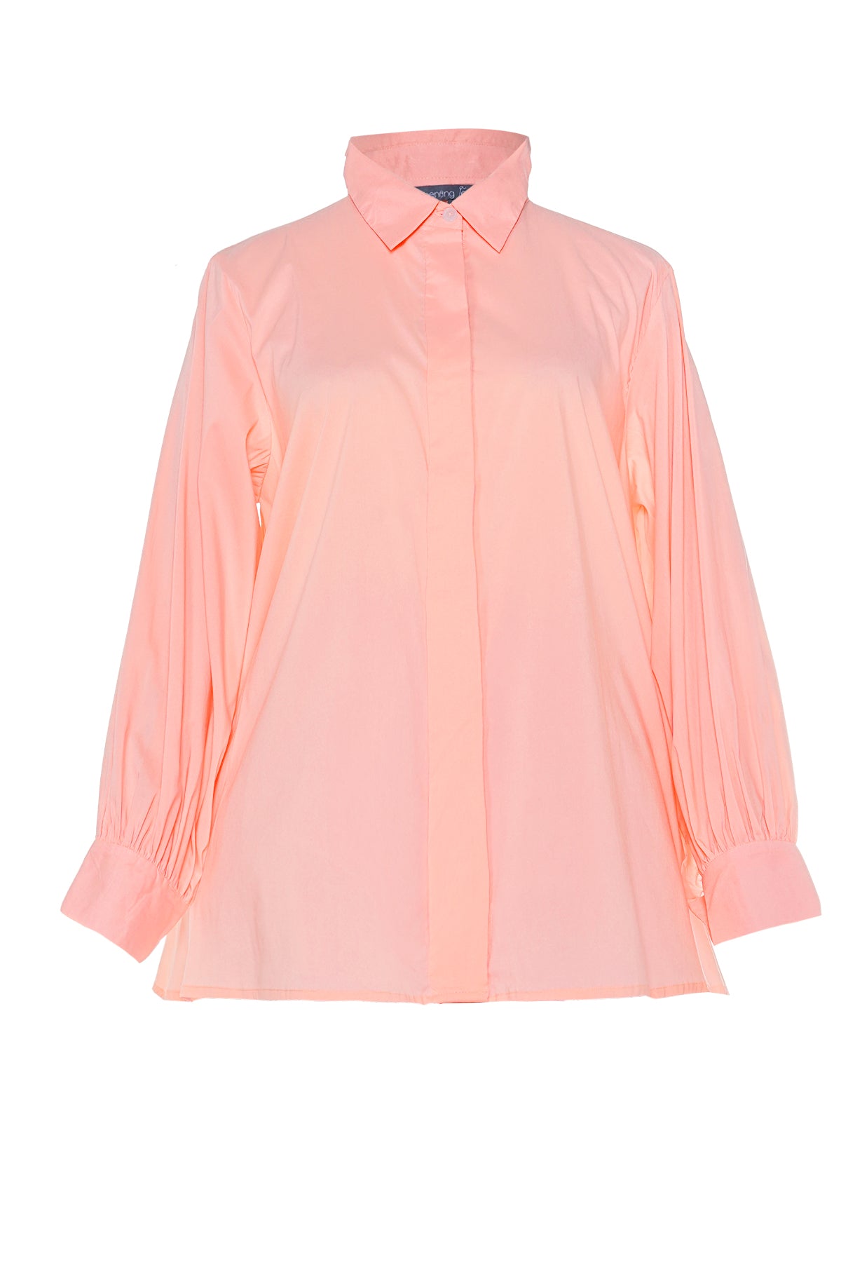 Puffy Shirt - Peach – Buttonscarves