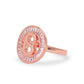 Round Ring Brooch - Rose Gold