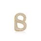 Signature Crystal Ring Brooch - Gold