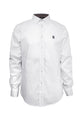 Signature Men Poplin Shirt Long Sleeve - White