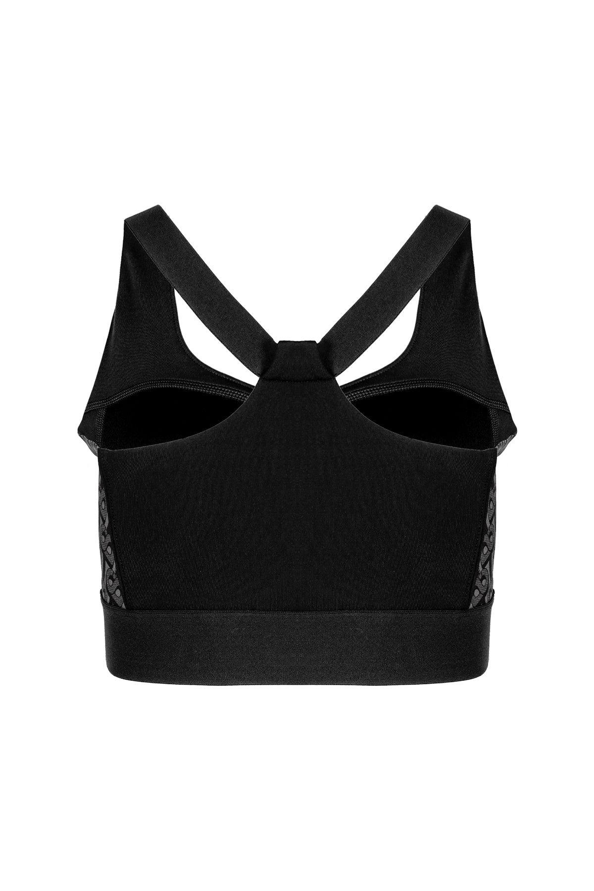 Athleisure Sport Bra - Black