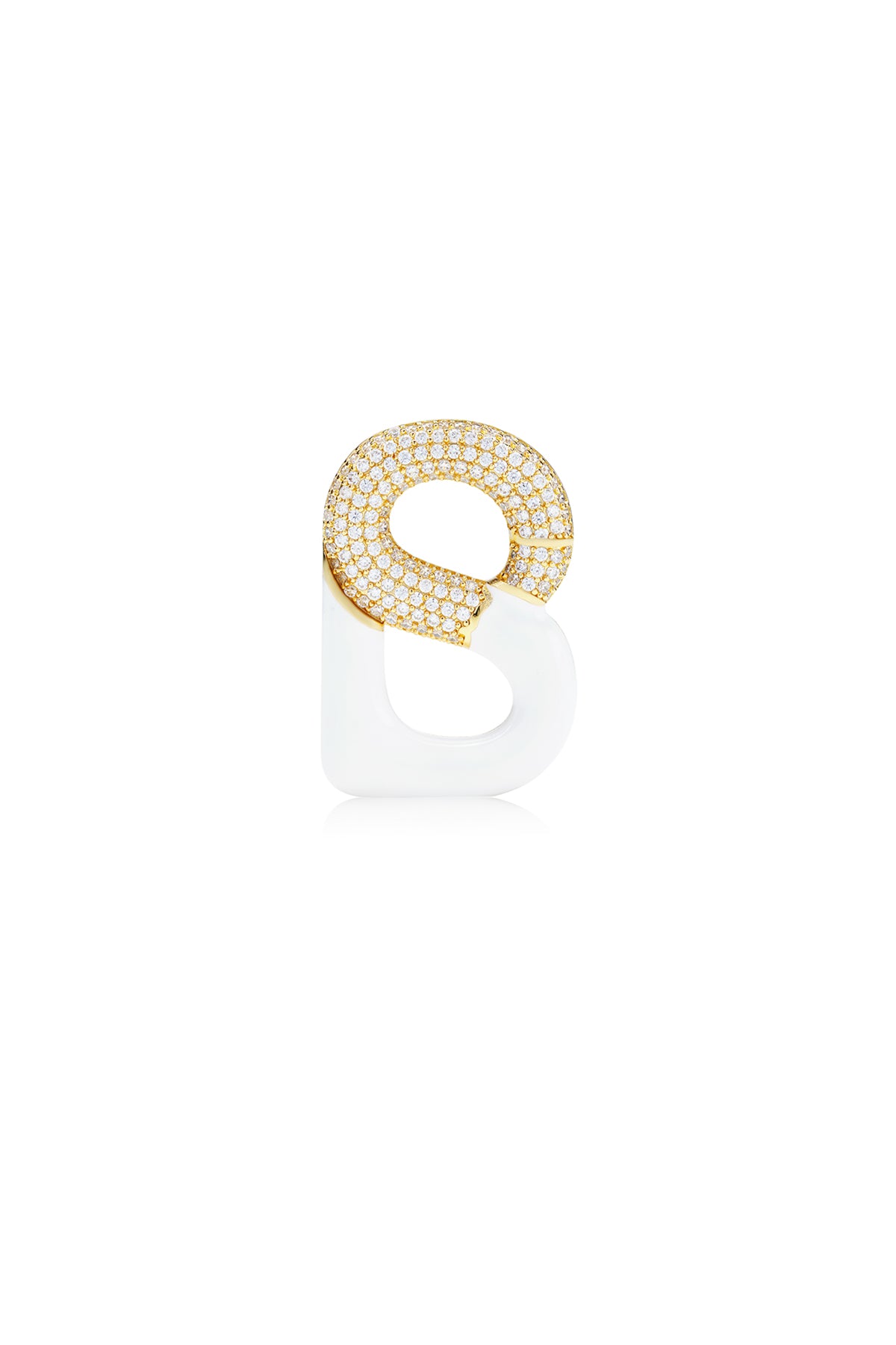 Nancy Brooch - White