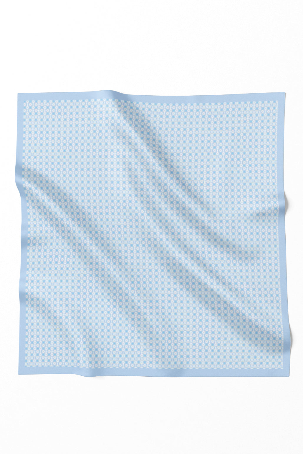 Ikat Voile Square - Cashmere Blue