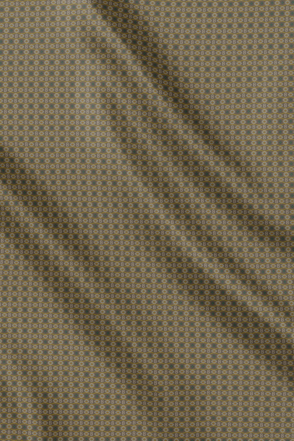 Ikat Voile Square - Canteen