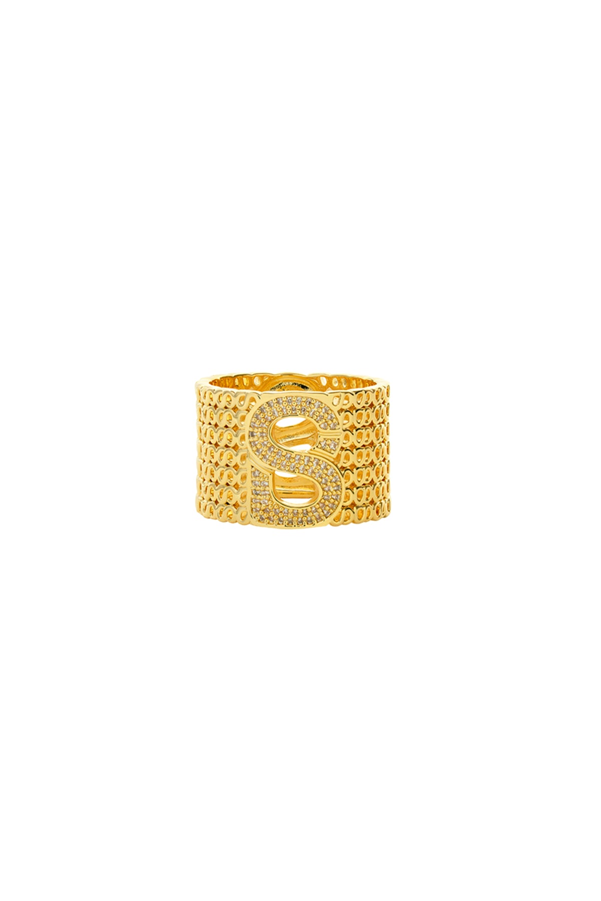 Alora Ring Brooch - Gold