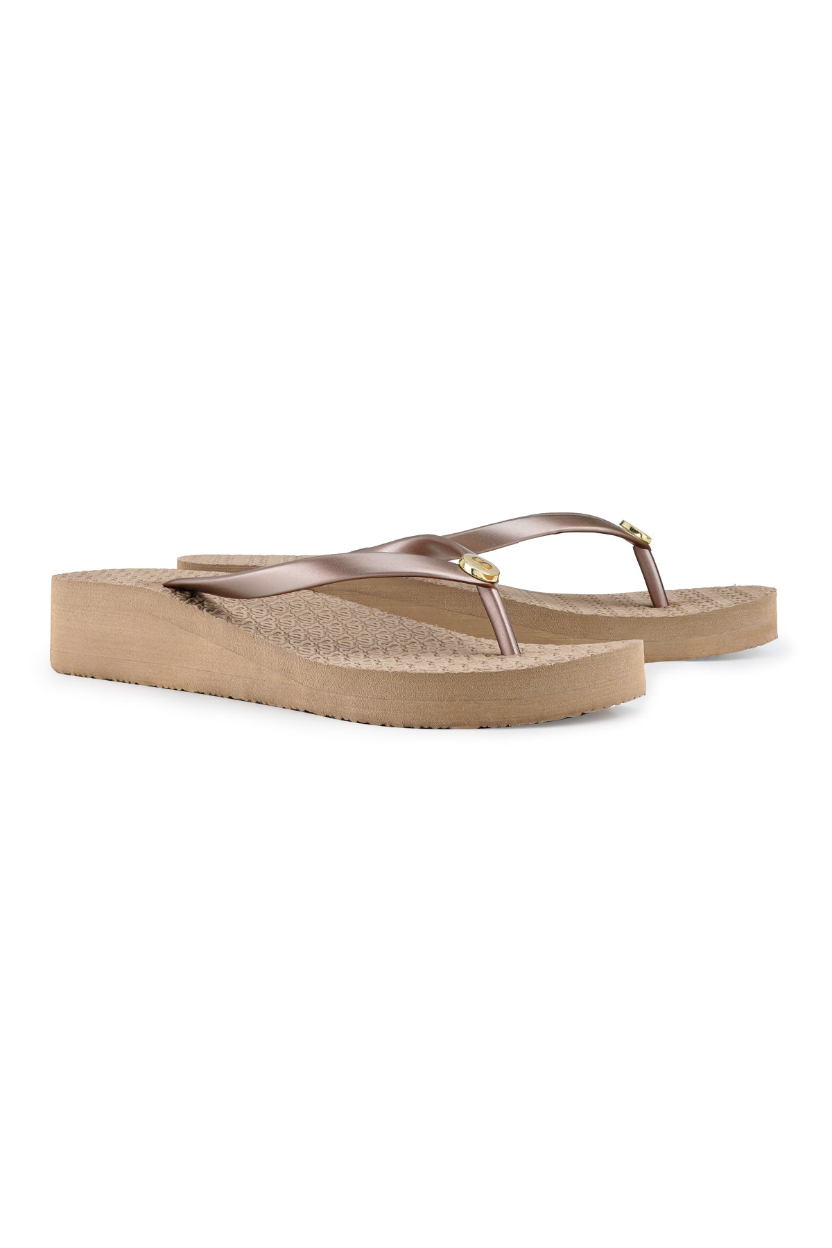 Signature Flatform Flip Flop - Latte