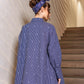 Ligna Loose Woman Shirt - Navy