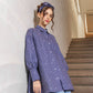 Ligna Loose Woman Shirt - Navy