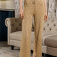 Blair Monogram Pants - Caramel