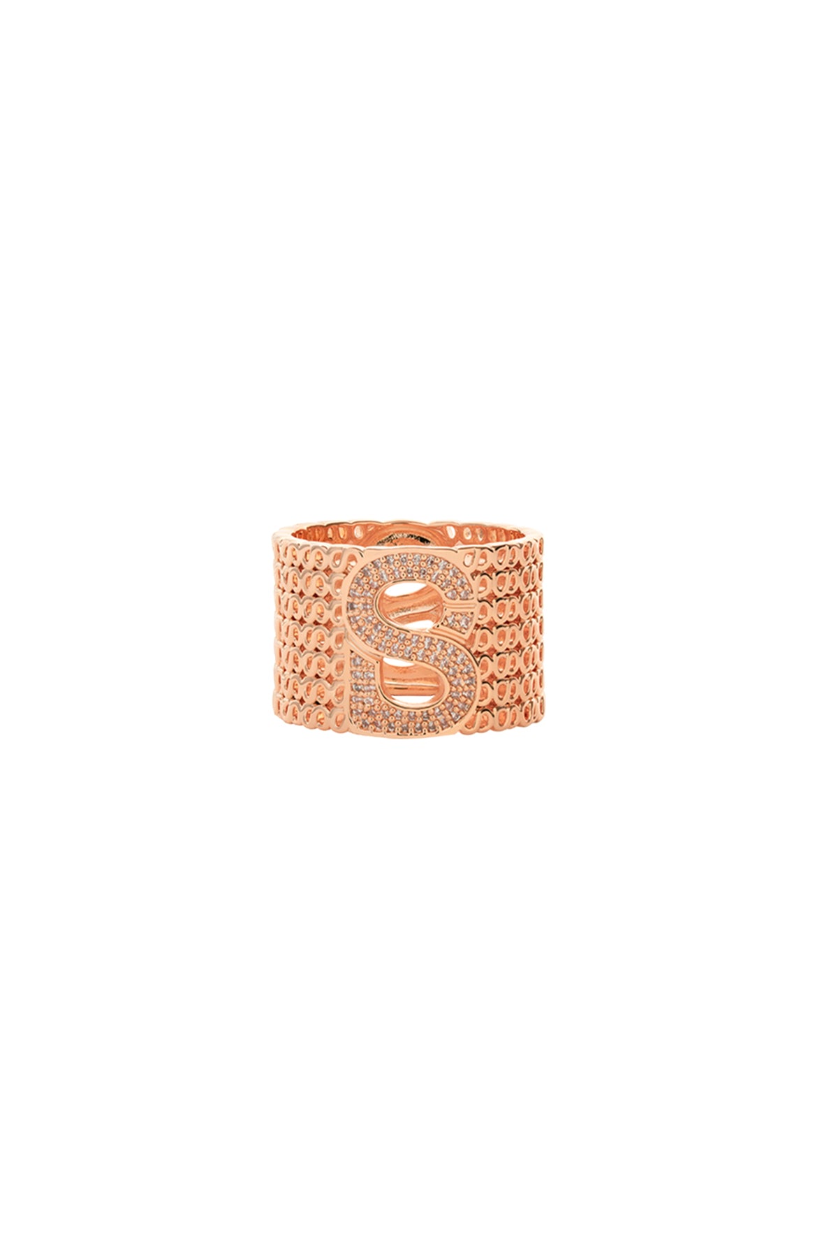 Alora Ring Brooch - Rose Gold