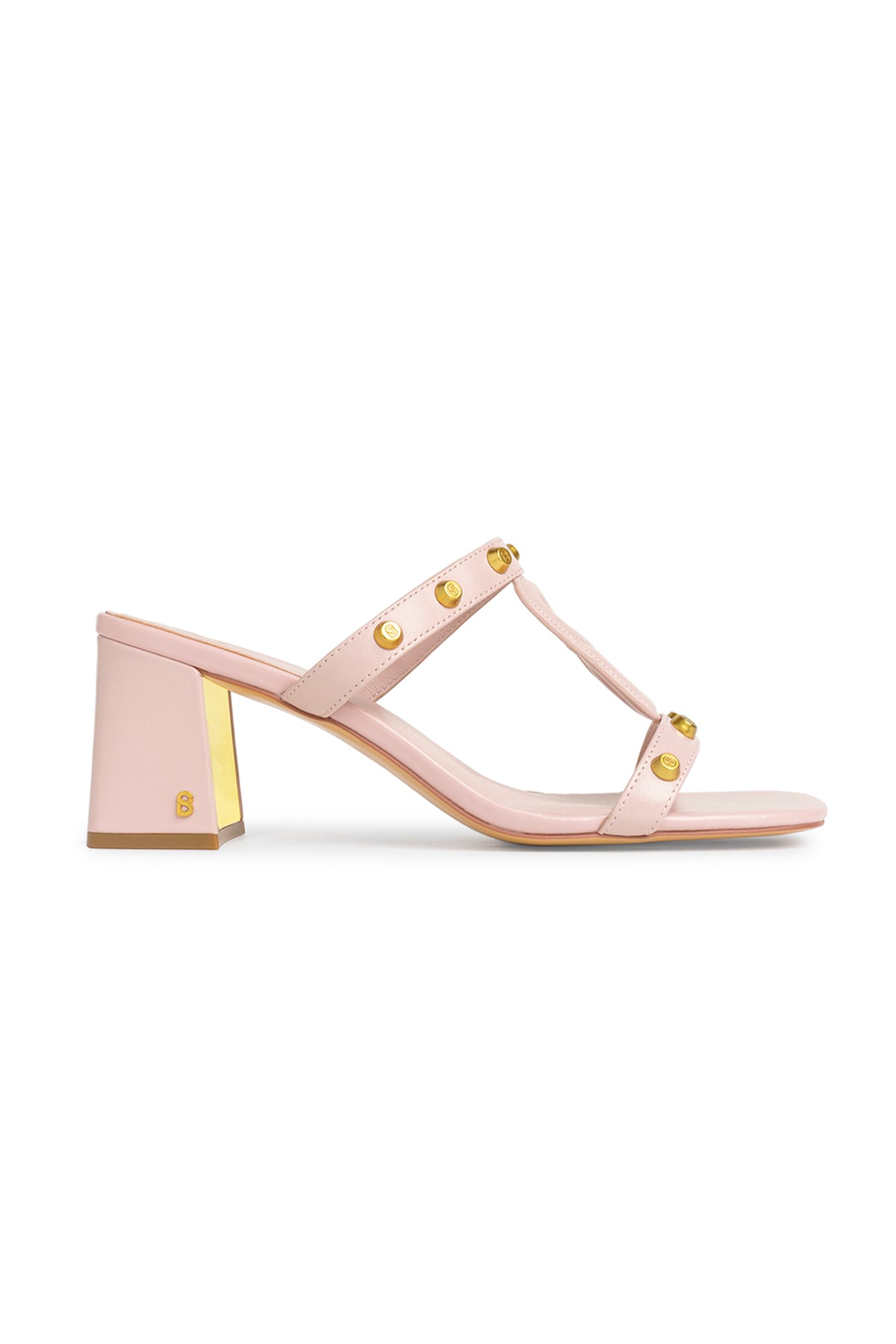 Kefi Studs Heels - Dusty Pink