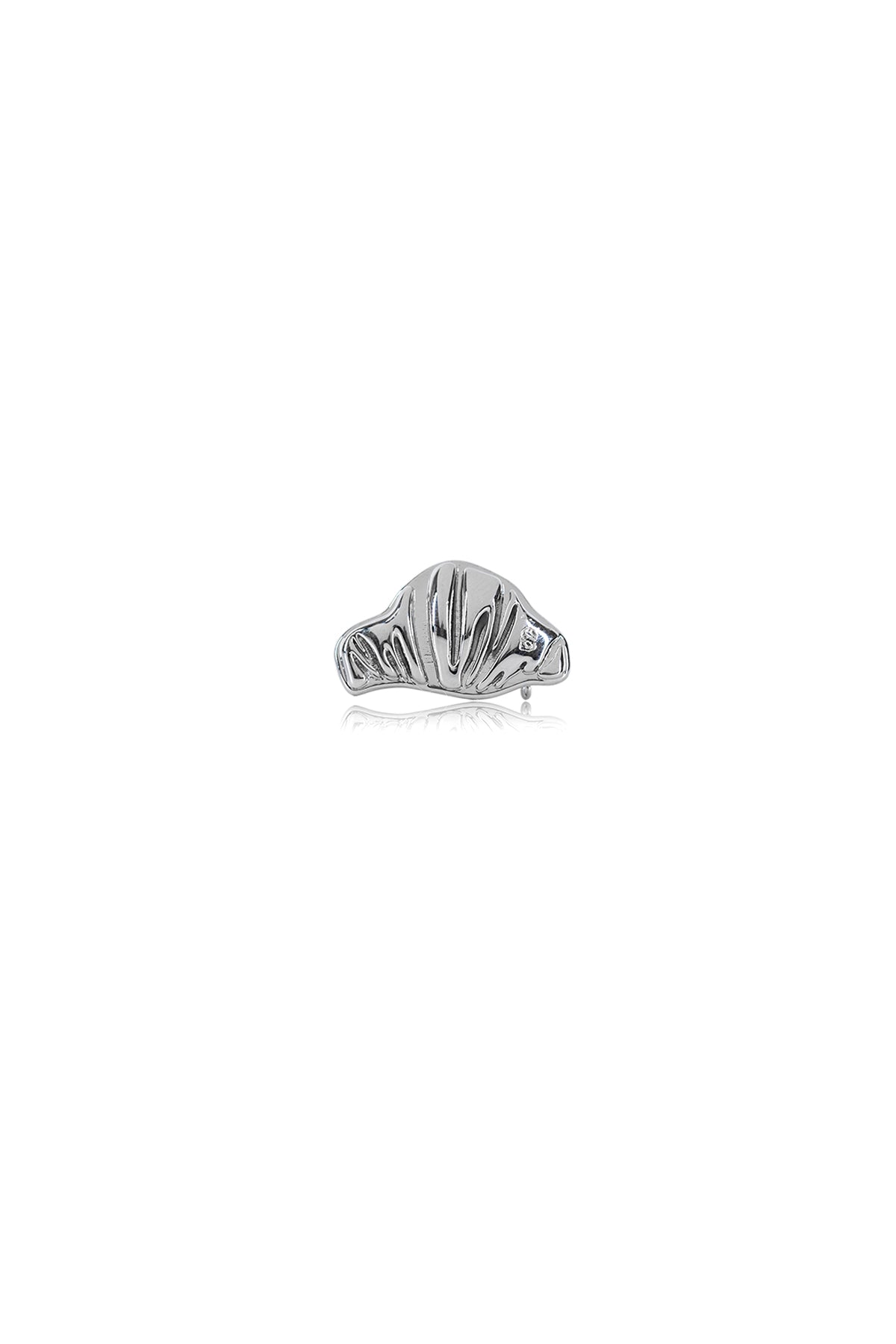 Emily Petite Package Brooch - Silver