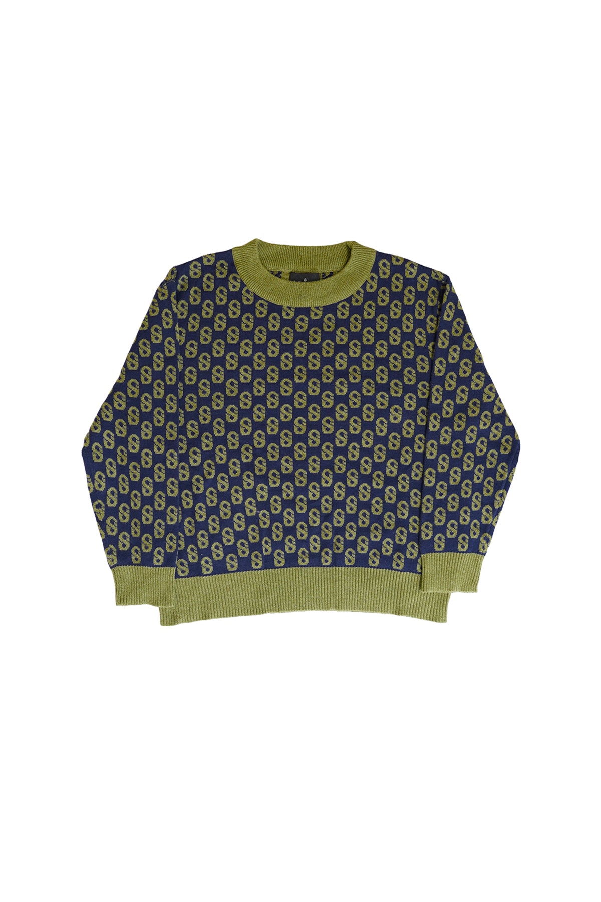 Kids Signature Monogram Sweater - Avocado