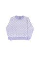 Everyday Kids Monogram Sweater - Purple Heart