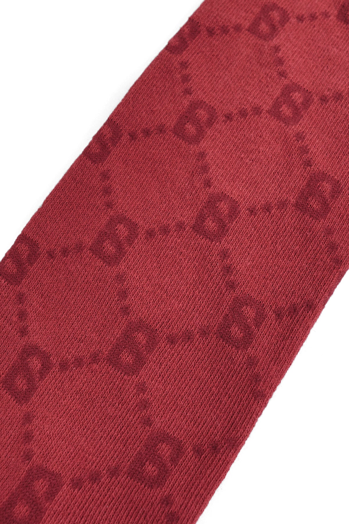 Monogram Socks Maroon