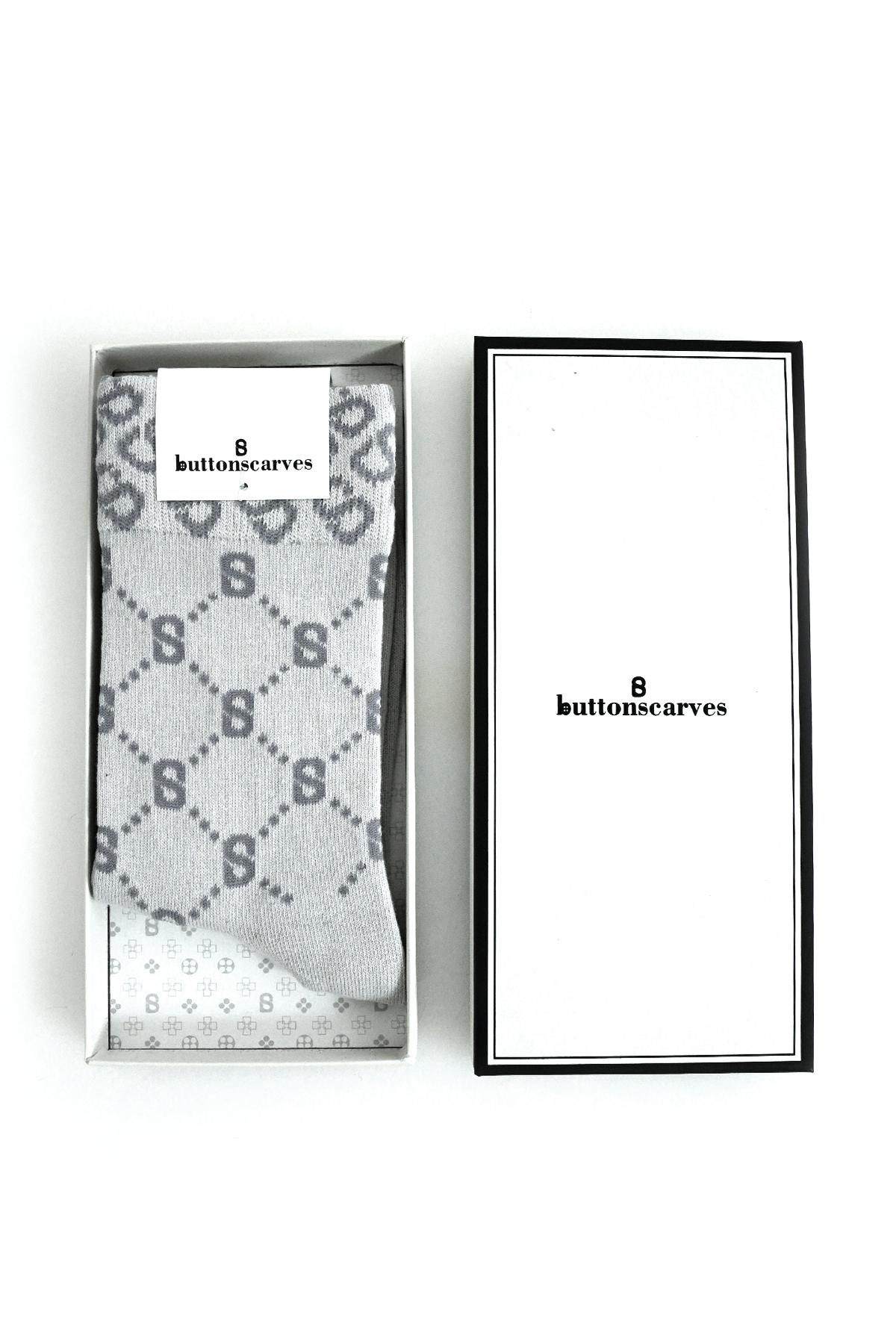 Monogram Socks Grey