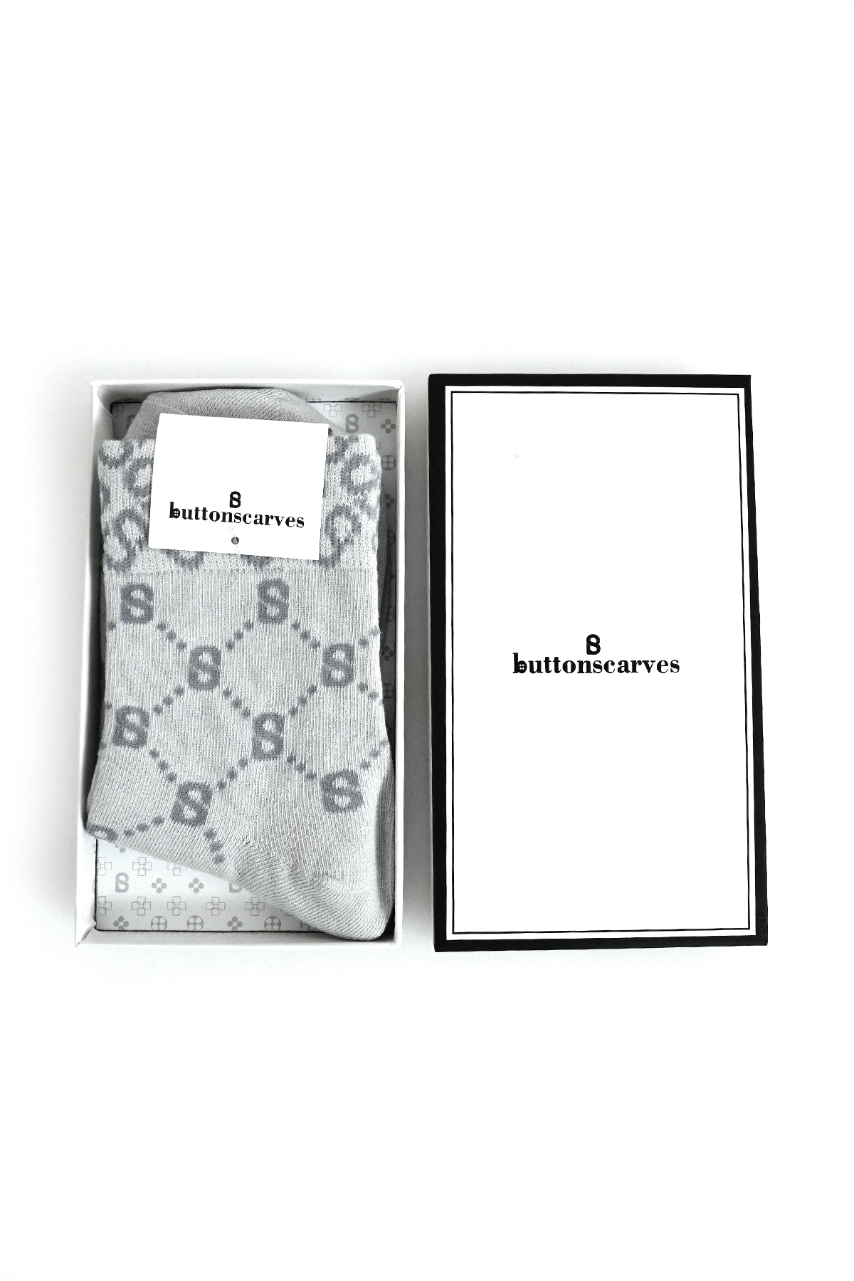 Monogram Socks Grey