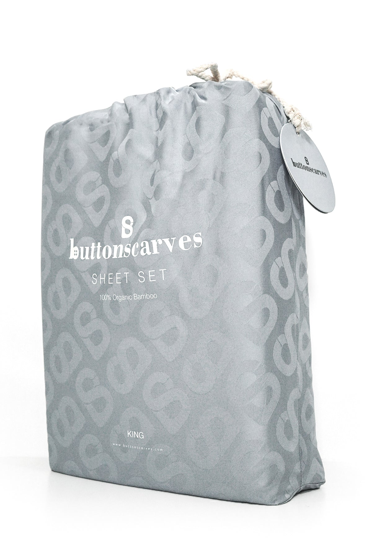 Signature Bedsheet King - Light Gray – Buttonscarves