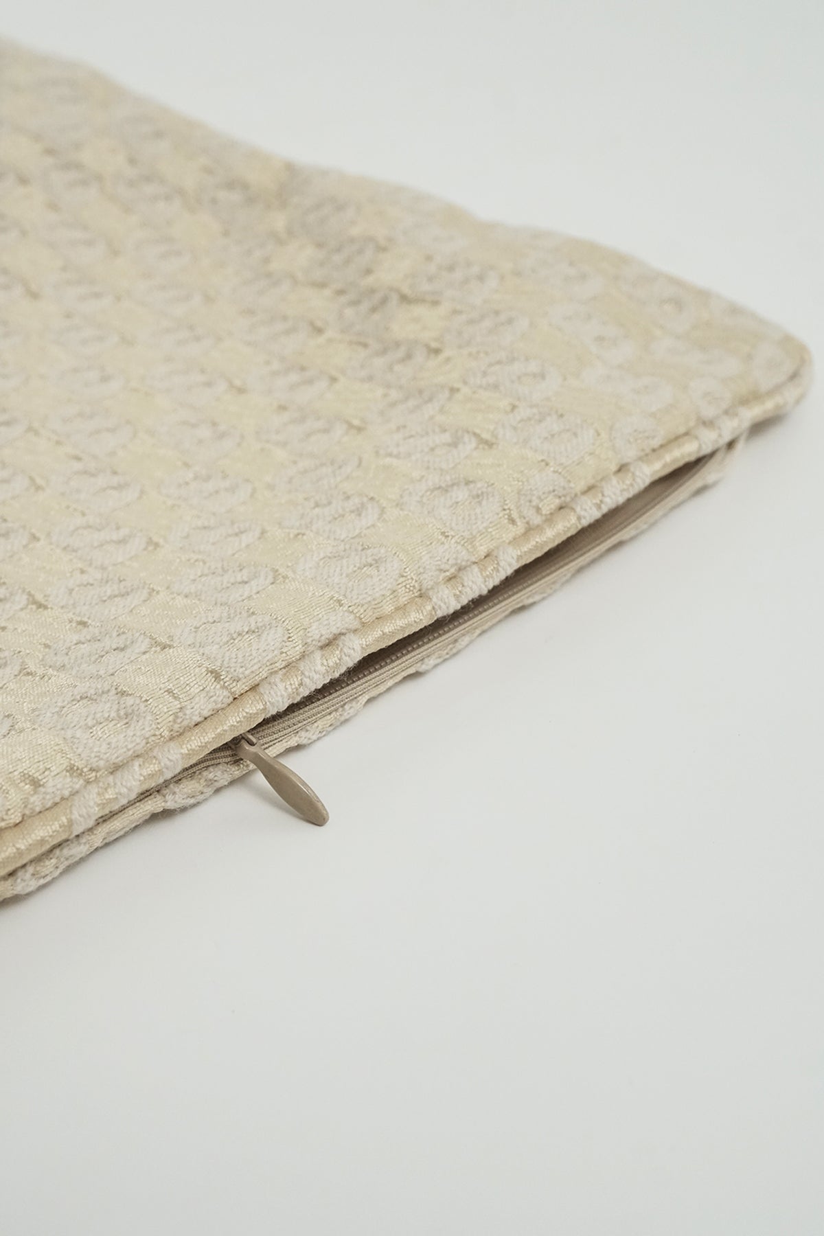 Signature Jacquard Cushion Cover 50cm - Beige