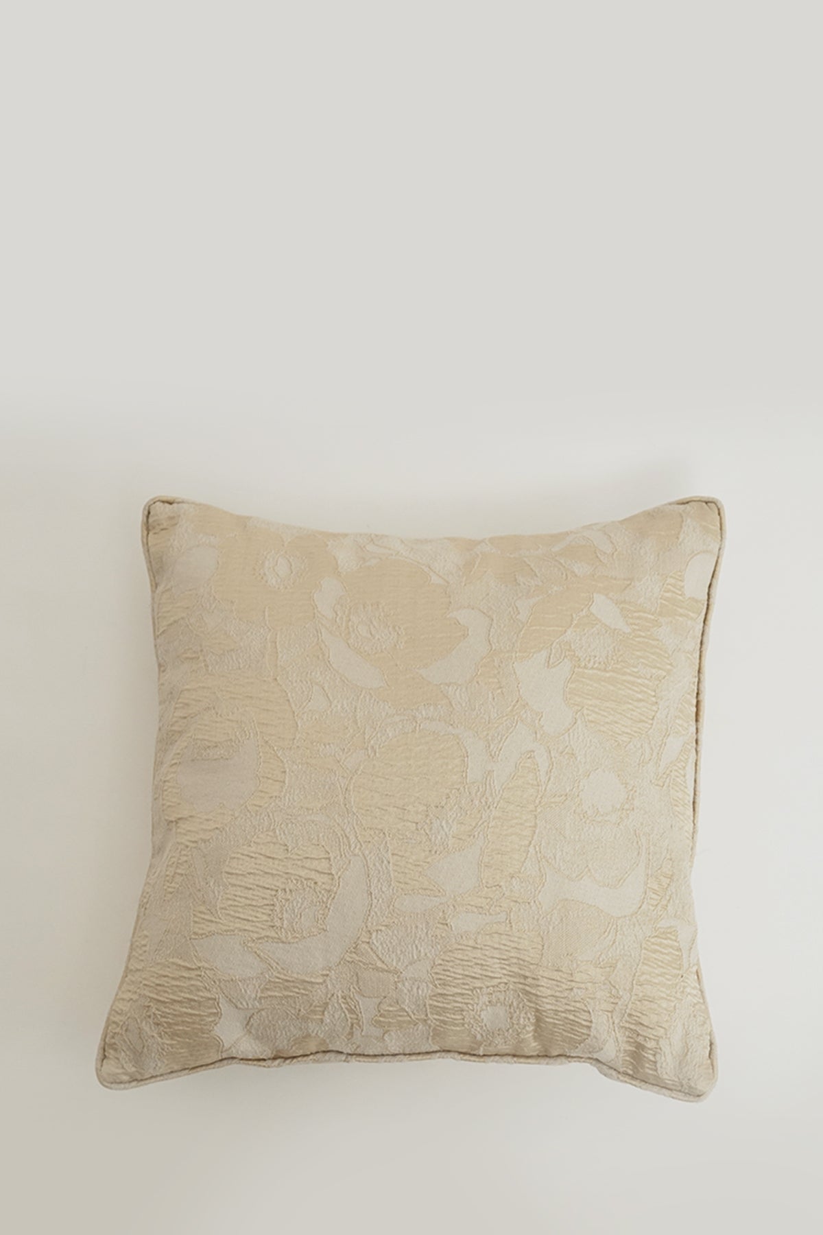 Signature Jacquard Cushion Cover 50cm - Beige