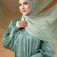 Tapis Pleated Shawl - Pistachio