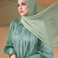 Tapis Pleated Shawl - Pistachio