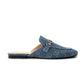 Linzy Denim Slipper - Texture Blue