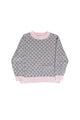 Everyday Kids Monogram Sweater - Moon Grey