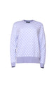 Everyday Monogram Sweater - Purple Heart