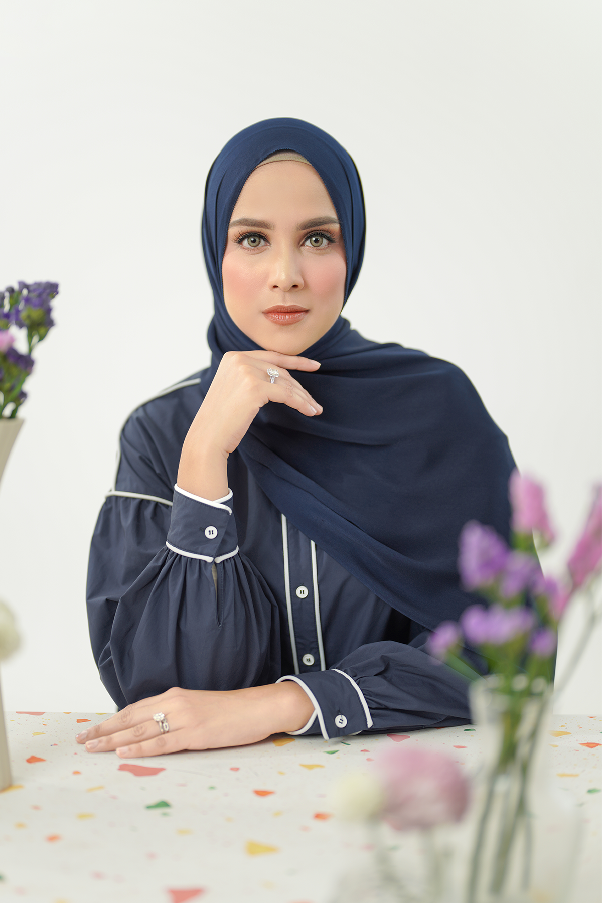 Zara Shawl - Dress Blues